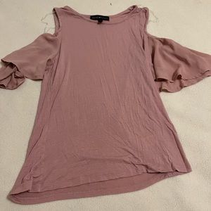 derek heart pink blouse
